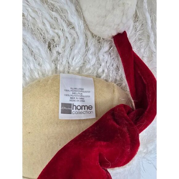 Santa Claus Wall Hanging With Jingle Bells Christmas Decoration By JCPenney Home - Picture 3 of 6